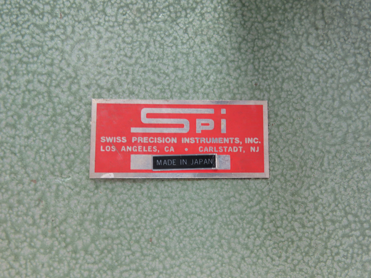 SPI 30-711-6 Swiss Precision Instruments Bench Center Inspection Tool 9" Swing