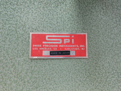 SPI 30-711-6 Swiss Precision Instruments Bench Center Inspection Tool 9" Swing