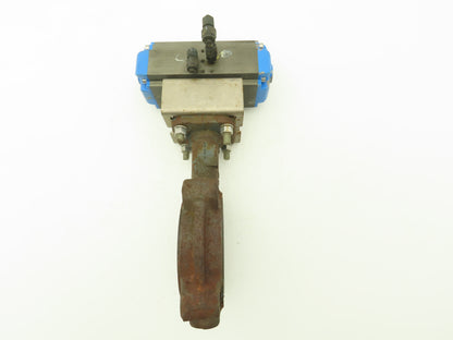 Marwin UT1DA Pneumatic Actuator 3" Lug Butterfly Valve Stainless Disc
