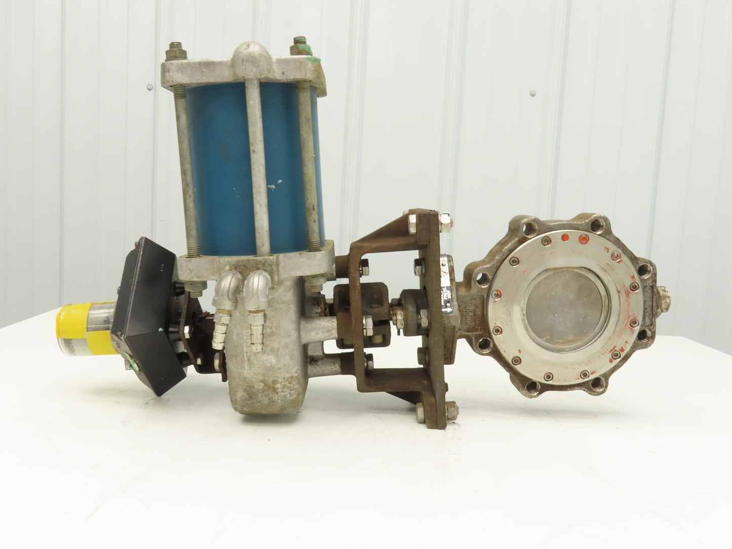 Jamesbury 4" 815L 11 3600TA-A Wafer Sphere Butterfly Valve 316SS ST200B Actuator