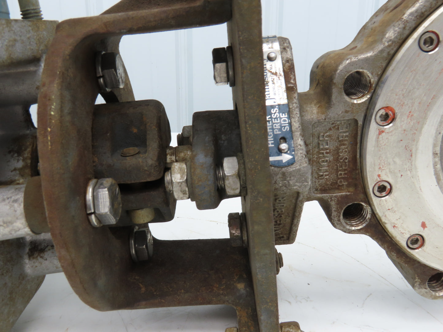 Jamesbury 4" 815L 11 3600TA-A Wafer Sphere Butterfly Valve 316SS ST200B Actuator