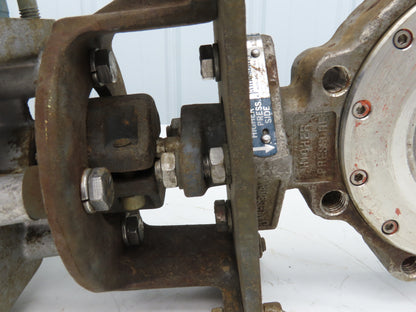 Jamesbury 4" 815L 11 3600TA-A Wafer Sphere Butterfly Valve 316SS ST200B Actuator