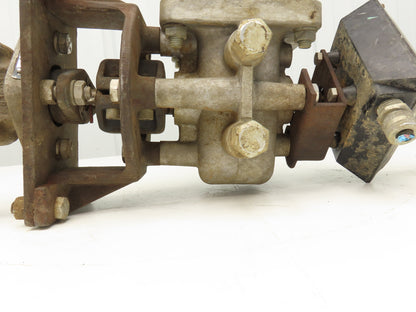 Jamesbury 4" 815L 11 3600TA-A Wafer Sphere Butterfly Valve 316SS ST200B Actuator