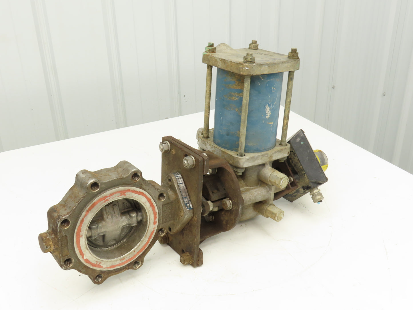 Jamesbury 4" 815L 11 3600TA-A Wafer Sphere Butterfly Valve 316SS ST200B Actuator