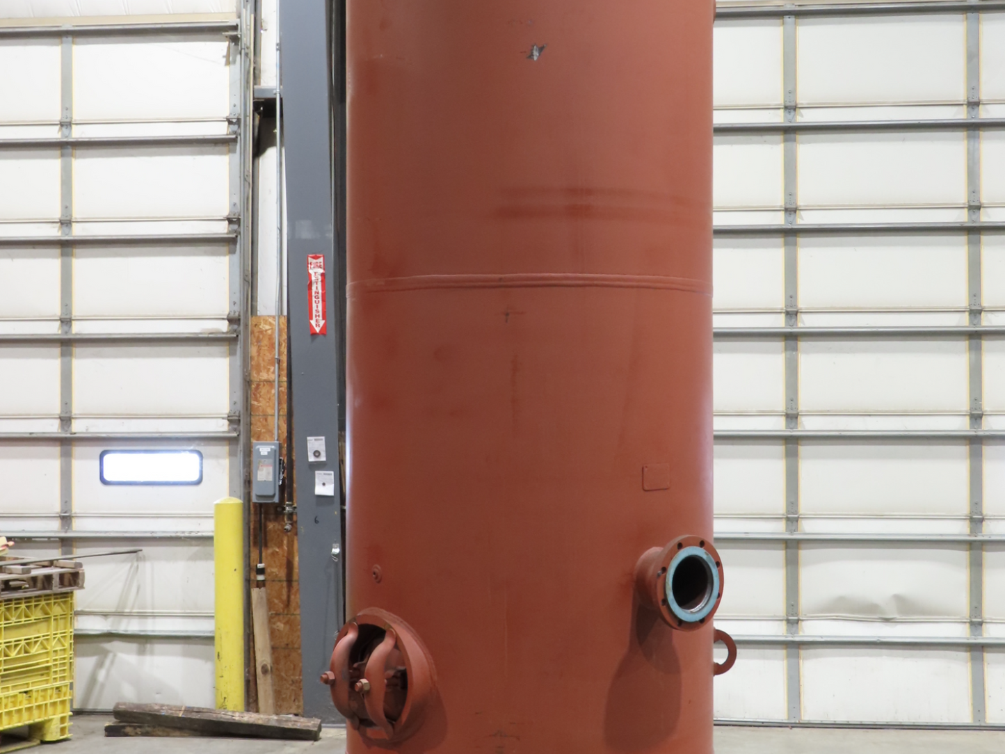 Steel Fab Vertical Compressed Air Receiver Tank 1060 Gallon 150 PSI 46"x 156"