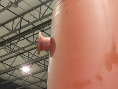 Steel Fab Vertical Compressed Air Receiver Tank 1060 Gallon 150 PSI 46"x 156"