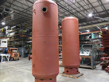 Steel Fab Vertical Compressed Air Receiver Tank 1060 Gallon 150 PSI 46"x 156"