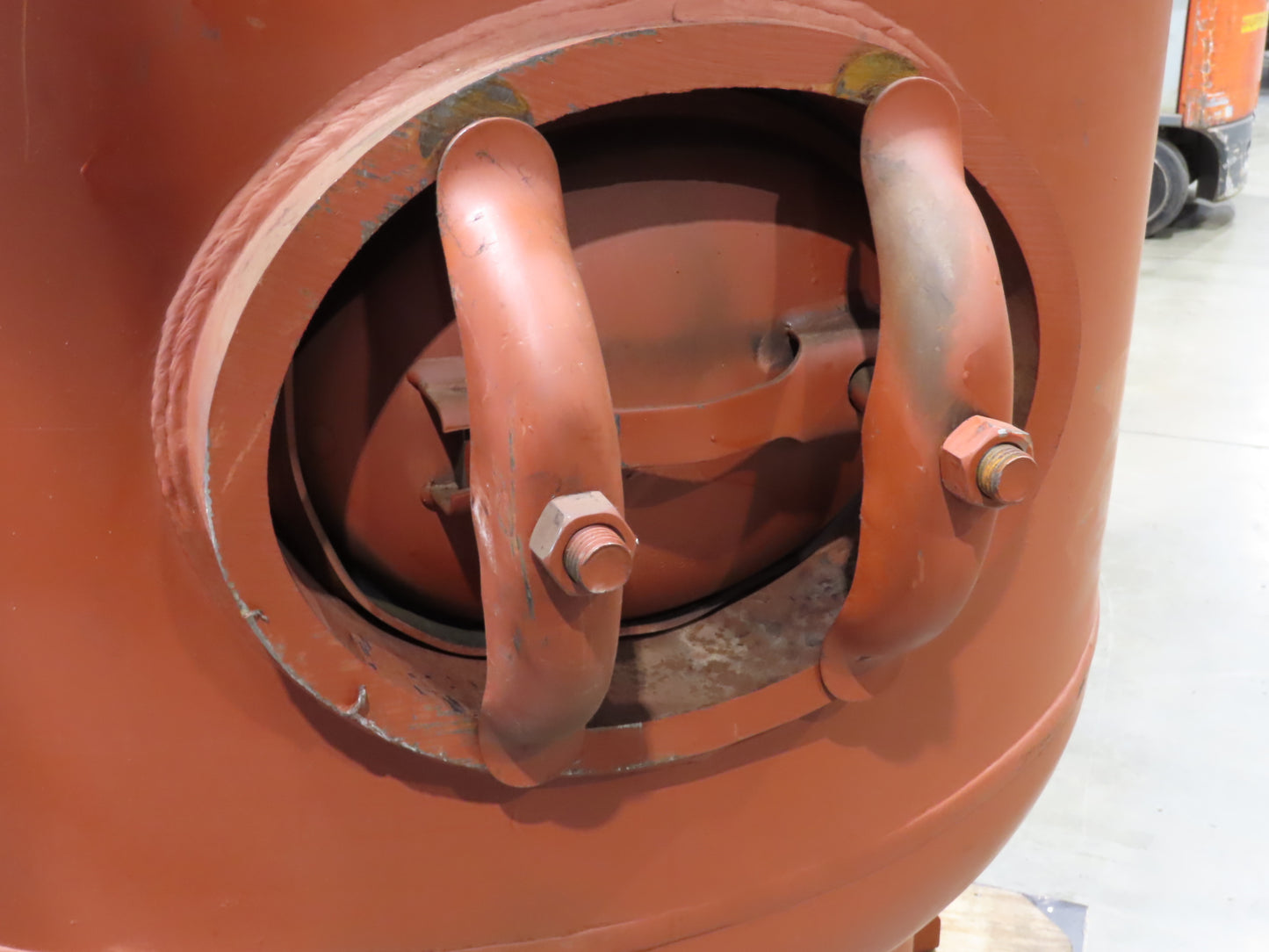 Steel Fab Vertical Compressed Air Receiver Tank 1060 Gallon 150 PSI 46"x 156"