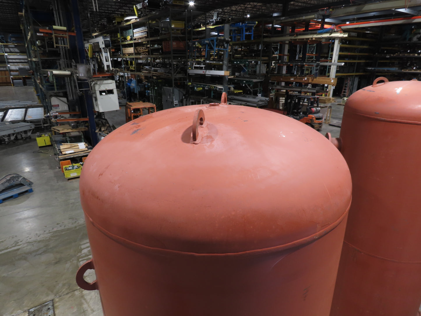 Steel Fab Vertical Compressed Air Receiver Tank 1060 Gallon 150 PSI 46"x 156"