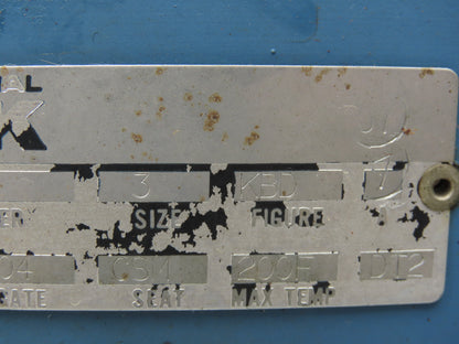 DeZurik KBD 3" 304 Stainless Knife Gate Valve w/Air Cylinder Actuator *Read*