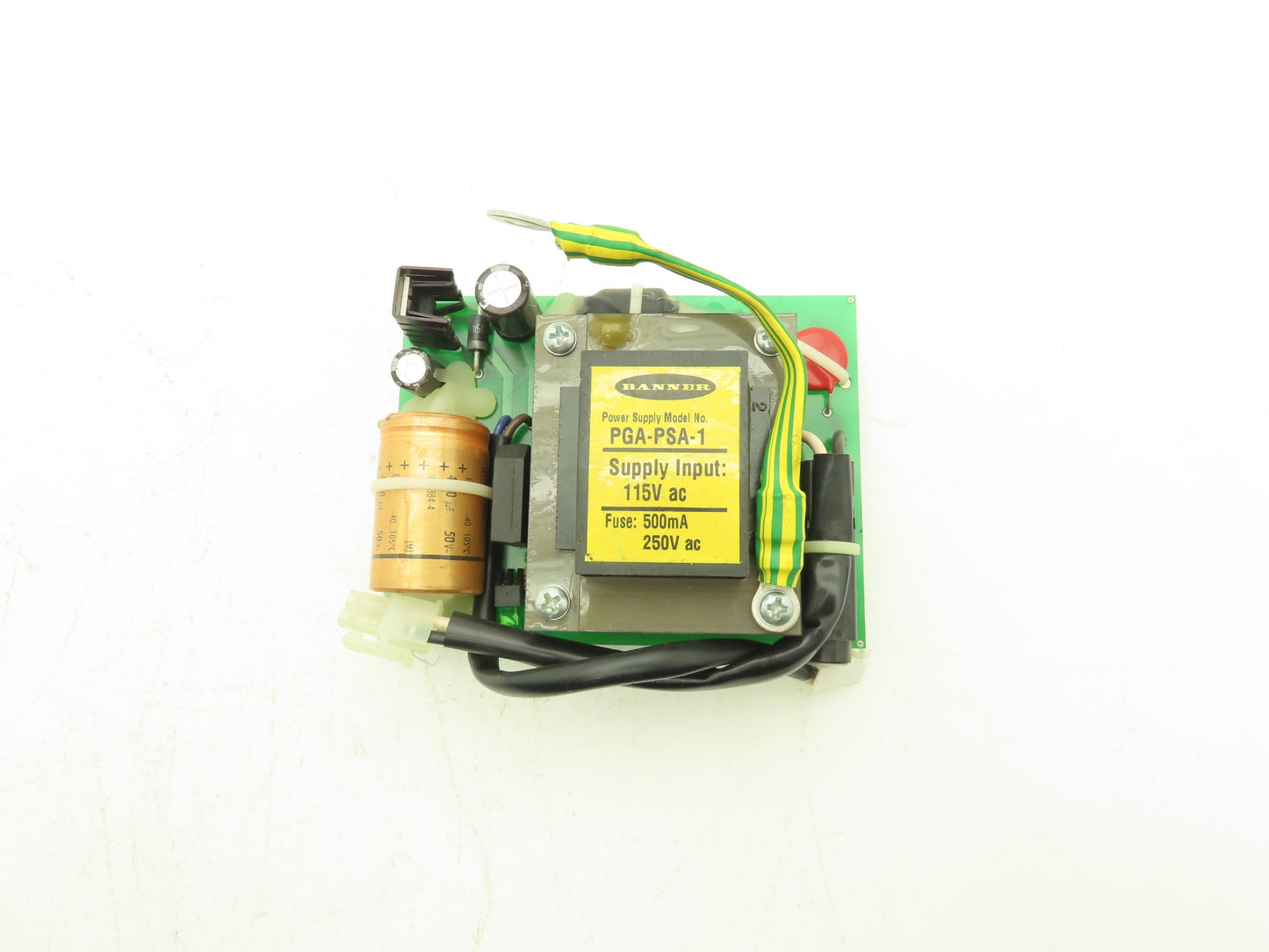 Banner PGA-PSA-1 AC Power Supply Circuit Board 115VAC Input Fused