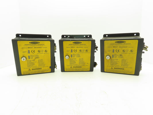 Banner MSCA-1 Mini Screen Machine Guard Light Curtain Control Box Lot of 3