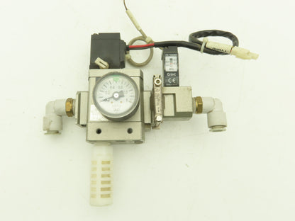 SMC AV3000-03G-5GSC Pneumatic Soft Start Valve 0.2-1.0Mpa 3/8"NPT 24VDC