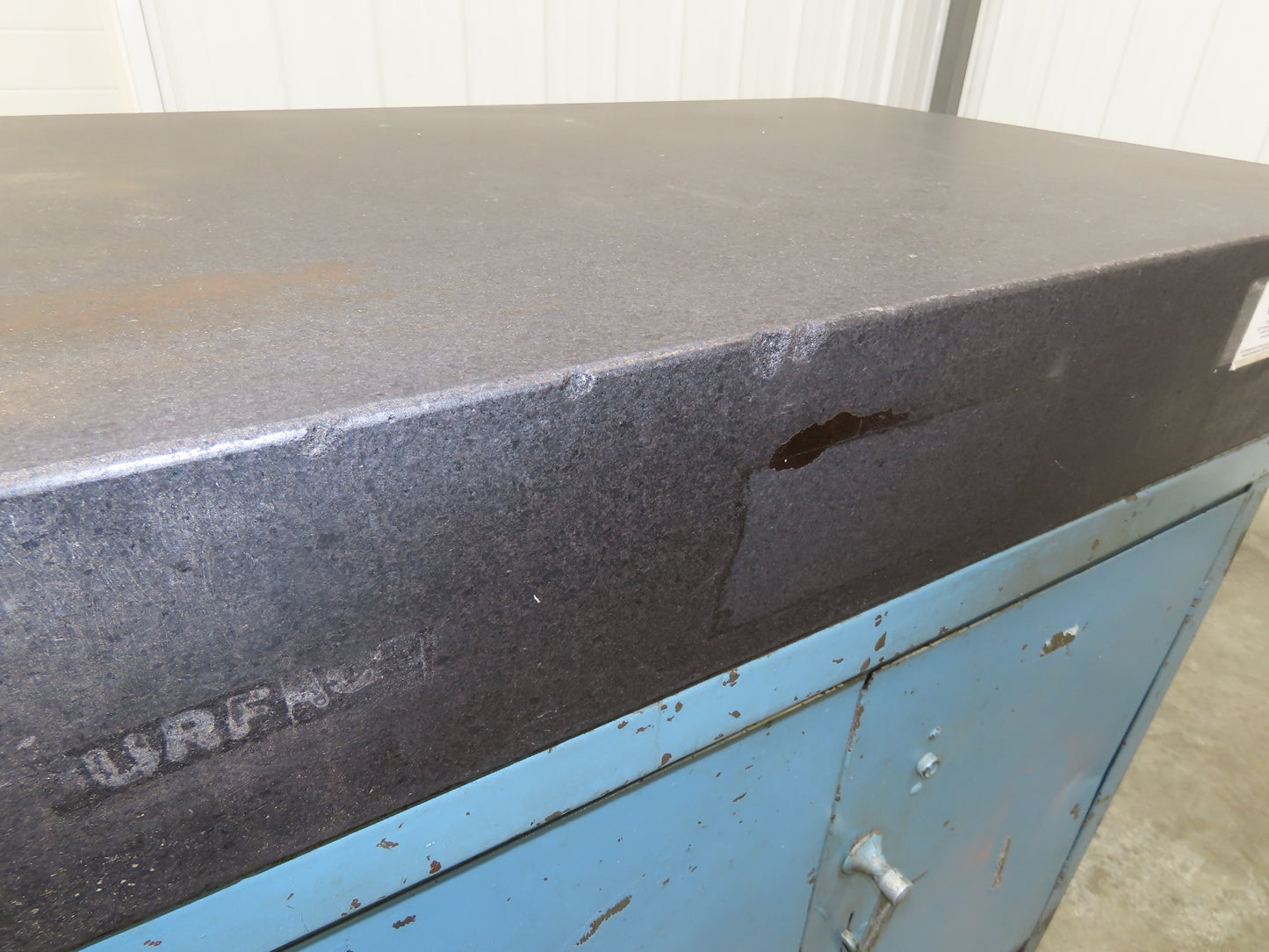 Collins Granite Surface Inspection Plate 36x24x6" Grade A Micro Flat Step Black