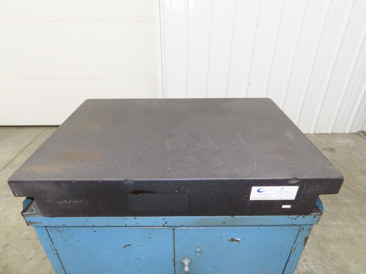 Collins Granite Surface Inspection Plate 36x24x6" Grade A Micro Flat Step Black