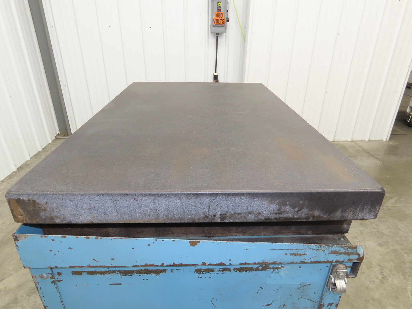 Collins Granite Surface Inspection Plate 36x24x6" Grade A Micro Flat Step Black