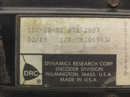 DRC Dynamics Research SST-10-M2-07A-S607 Metric Transducer Encoder 1/4" Shaft