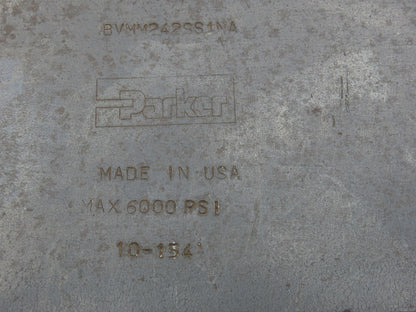 Parker BVMM242SS1NA High Pressure Ball Valve 6000psi Manifold Mount No Handle