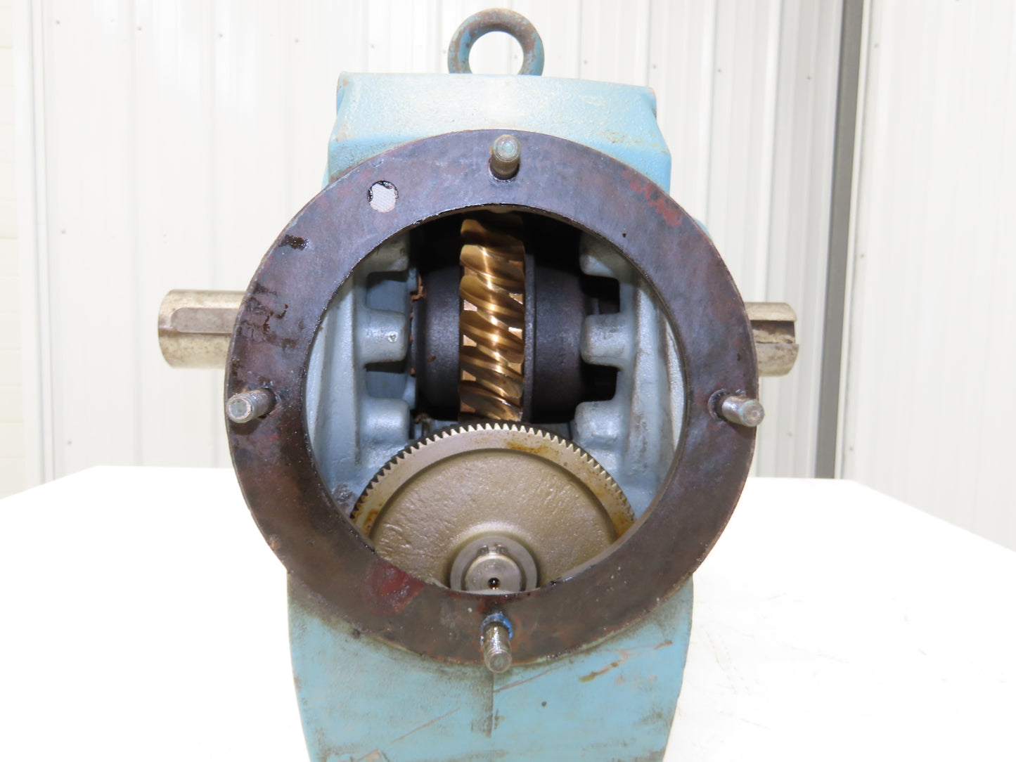 Sew Eurodrive SF80 GN132S B HR Helical Worm Gearbox 62.9 Ratio 29rpm Dual Shaft