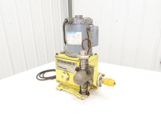 Pulsafeeder Hydracone R1 Metering Pump Hydraulically Actuated Diaphragm 1/4Hp