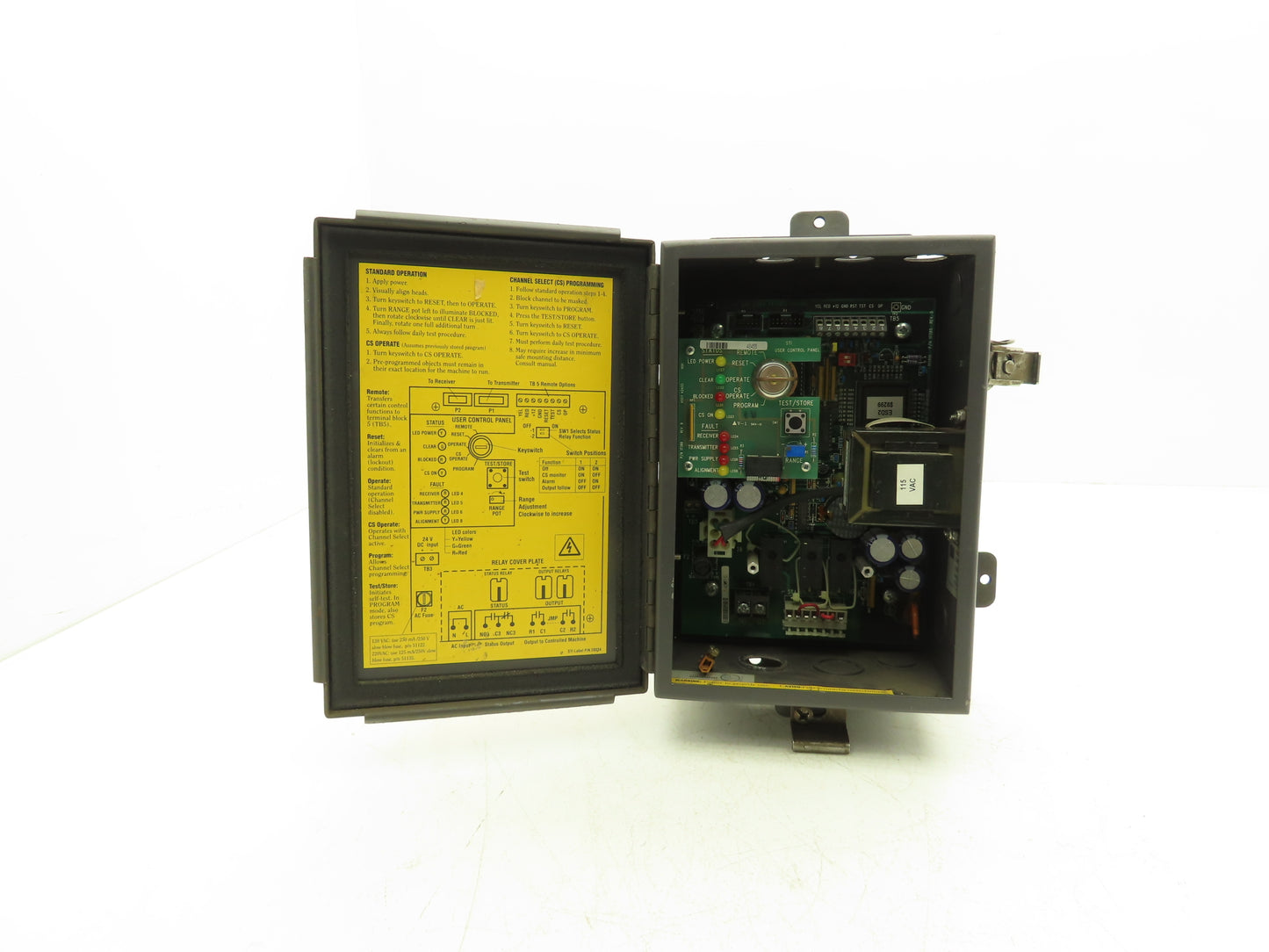 STI 43268-03 Mini Safe Flexsafe 4300B Light Curtain Control Box MS4312B