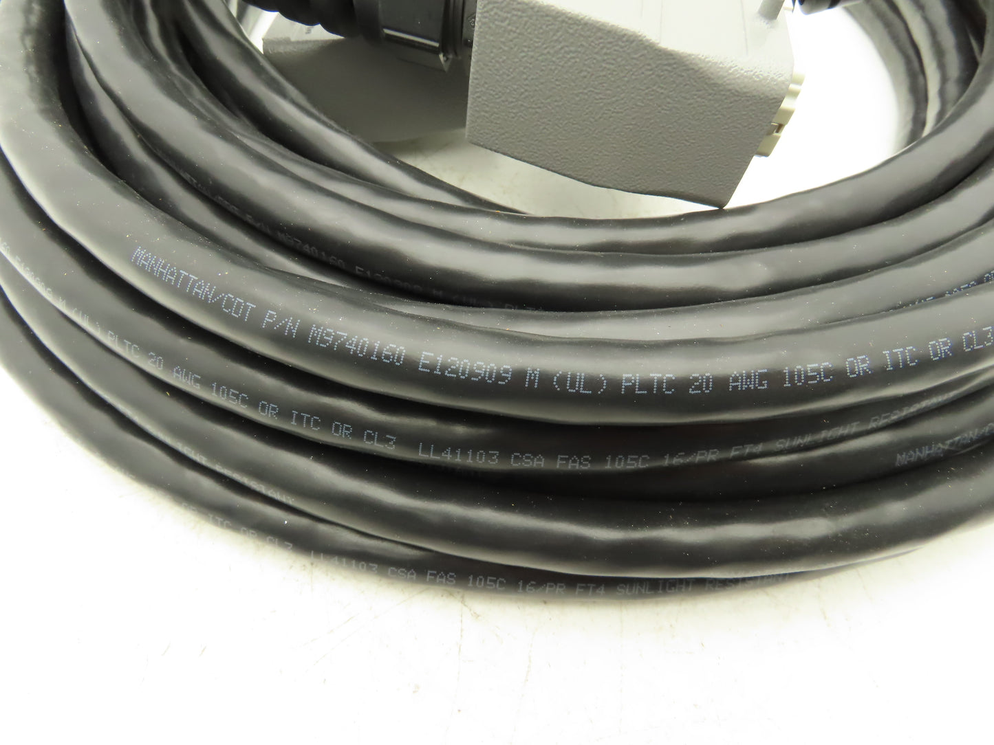 Harting 1042185A 32-Pin Extension Cable 70' Male & Female Straight hood