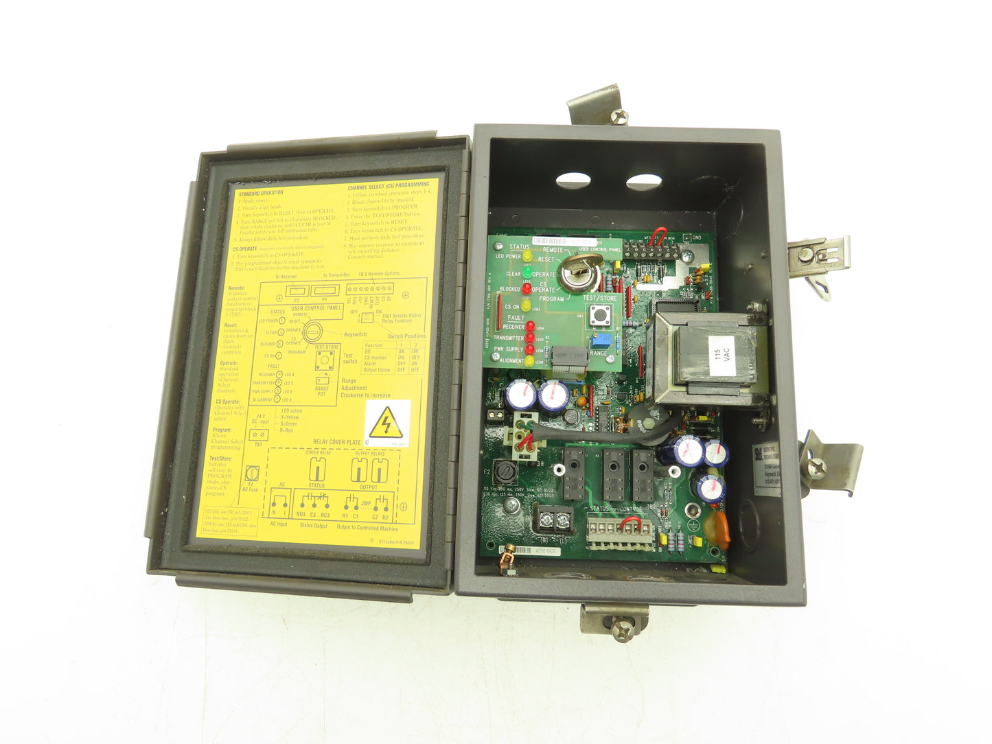 STI 43268-09 Mini Safe Flexsafe MS4300B Light Curtain Control Box MS4336B