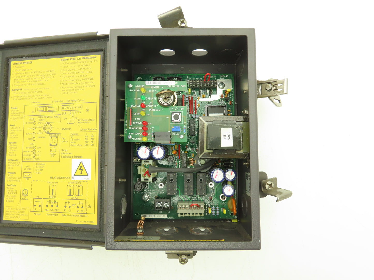 STI 43268-09 Mini Safe Flexsafe MS4300B Light Curtain Control Box MS4336B