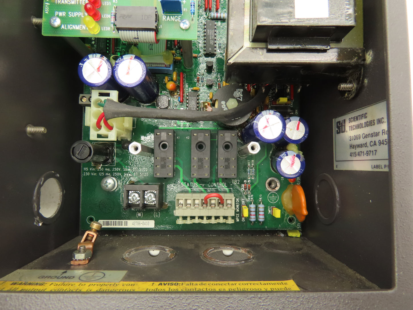 STI 43268-09 Mini Safe Flexsafe MS4300B Light Curtain Control Box MS4336B