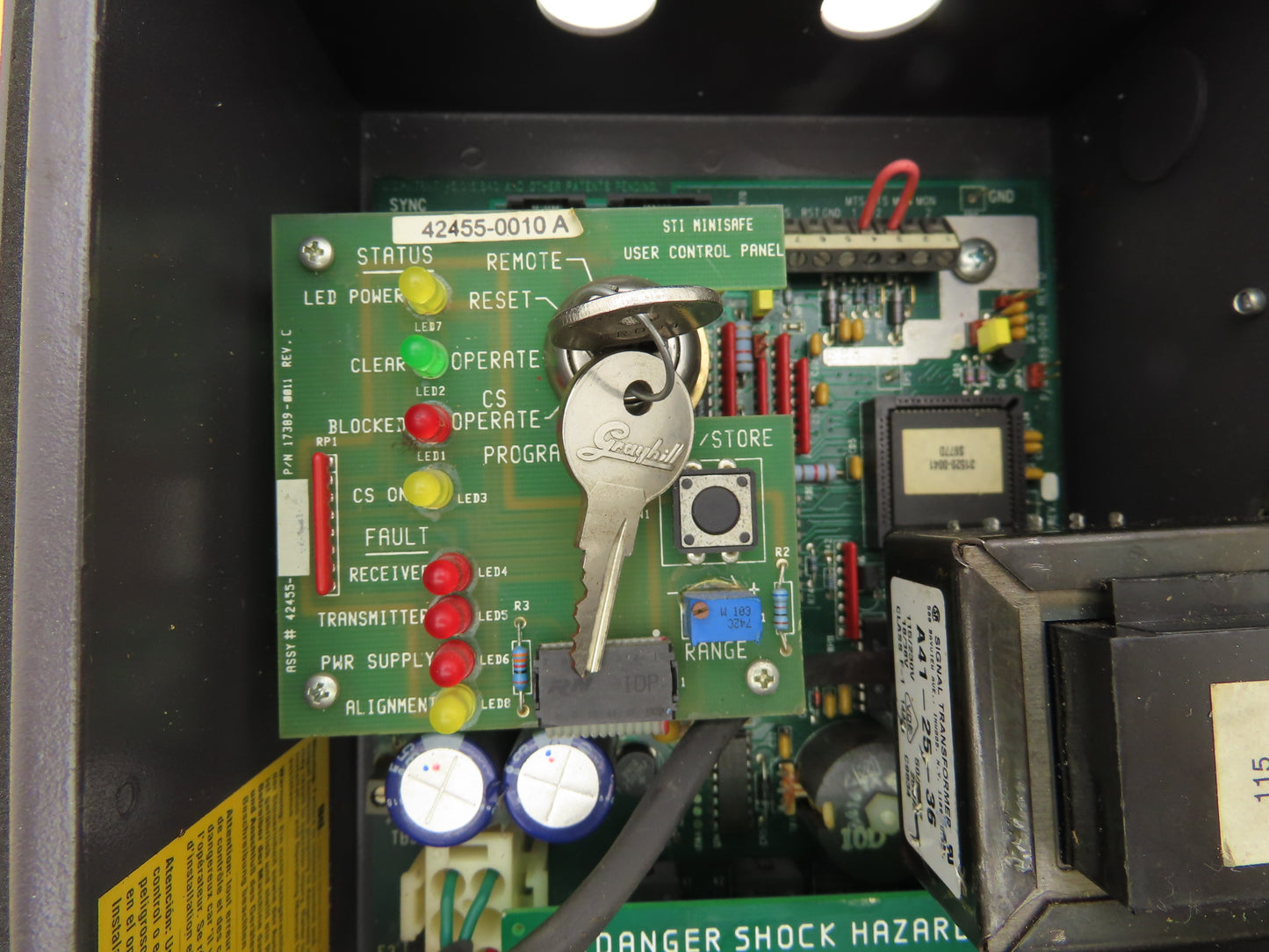 STI 70010-0200 Mini Safe Flexsafe MS4300B-2 Light Curtain Control Box