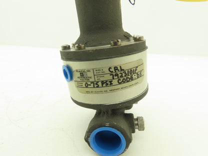 Cla-Val CRL 7923101F Pressure Relief Diaphragm Control Valve 0-75PSI 3/4"NPT