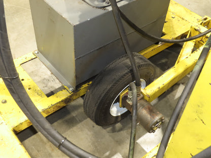 PWI Mobile Frame Chassis Rotator RV Trailer Hydraulic 230/480V 3Ph 360° Cascade