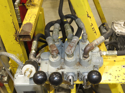 PWI Mobile Frame Chassis Rotator RV Trailer Hydraulic 230/480V 3Ph 360° Cascade