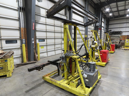 PWI Mobile Frame Chassis Rotator RV Trailer Hydraulic 230/480V 3Ph 360° Cascade