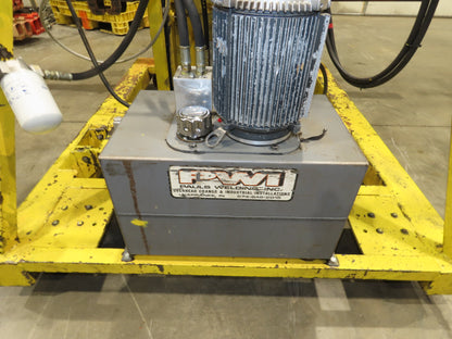 PWI Mobile Frame Chassis Rotator RV Trailer Hydraulic 230/480V 3Ph 360° Cascade