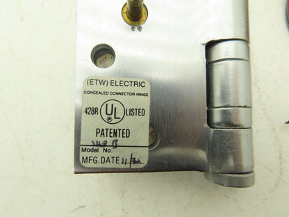 Hager US26D Concealed Electric Hinge Max 48VDC/AC 1.A 4.5" x 4.5" Steel