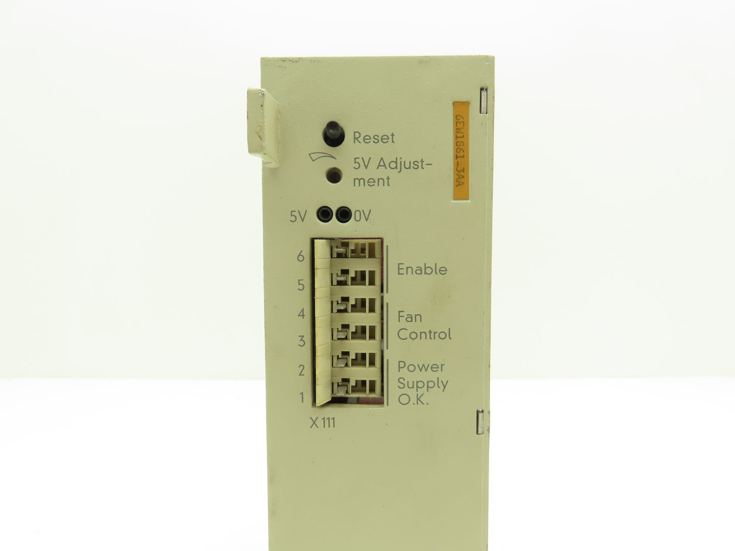 Siemens 6EW1861-3AA Power Supply 220VAC Input 5VDC Output Type DIN 41752