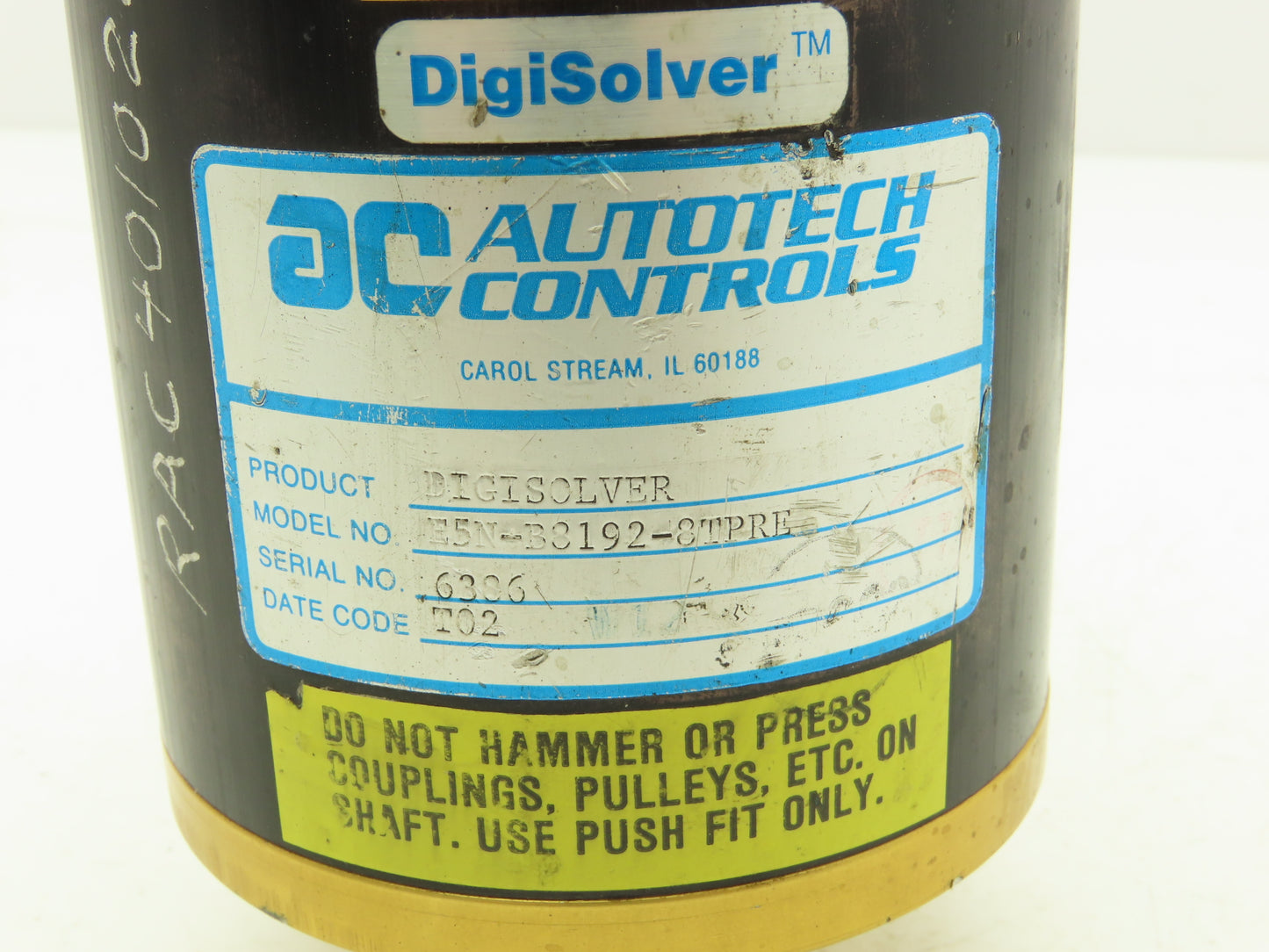 AC Auto Controls E5N-B8192-8TPRE Digisolver Rotary Encoder 5/8" Shaft