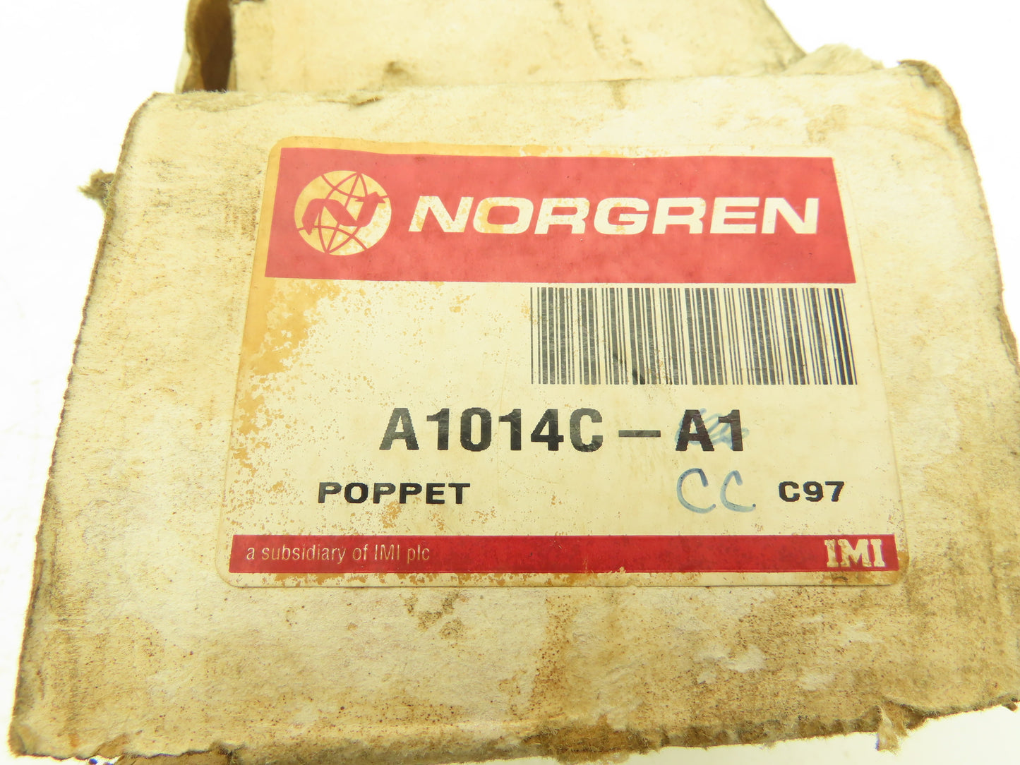 Norgren A1014C-A1 Poppet Solenoid Valve W 120VAC Control 1/2" NPT 150 PSIG NC