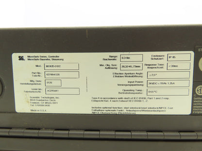 STI 42748-4120 MicroSafe Light Curtain Control Box MC42D-2-DC 0.3-9M Range