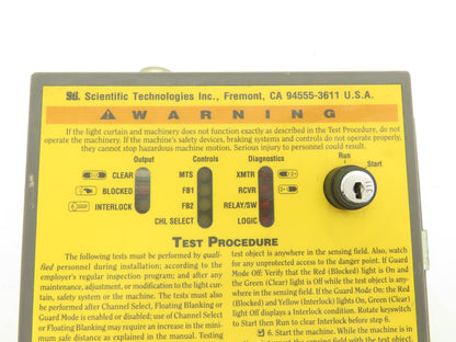 STI 42748-4120 MicroSafe Light Curtain Control Box MC42D-2-DC 0.3-9M Range