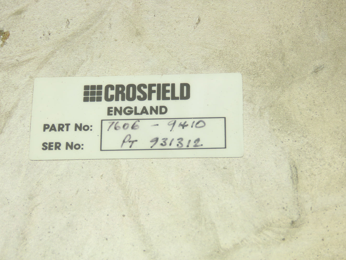 Crosfield PressTech 7606-9410 Print Press Junction Box