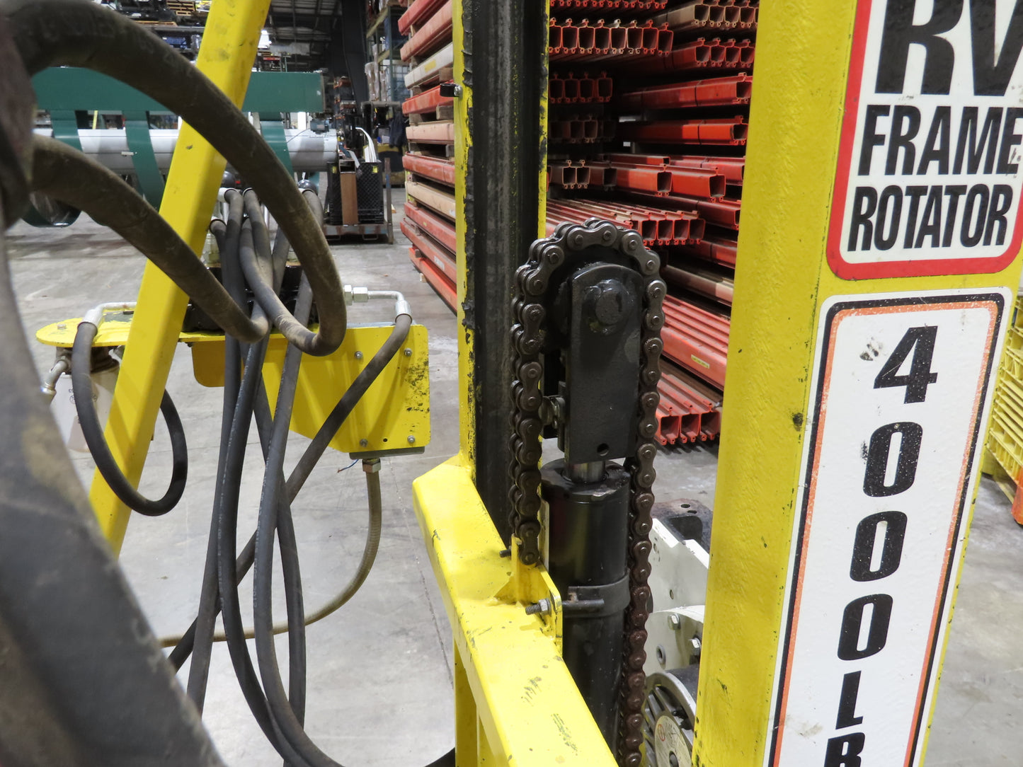 PWI Mobile Frame Chassis Rotator RV Trailer Hydraulic 230/480V 3Ph 360° Cascade