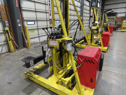 PWI Mobile Frame Chassis Rotator RV Trailer Hydraulic 230/480V 3Ph 360° Cascade