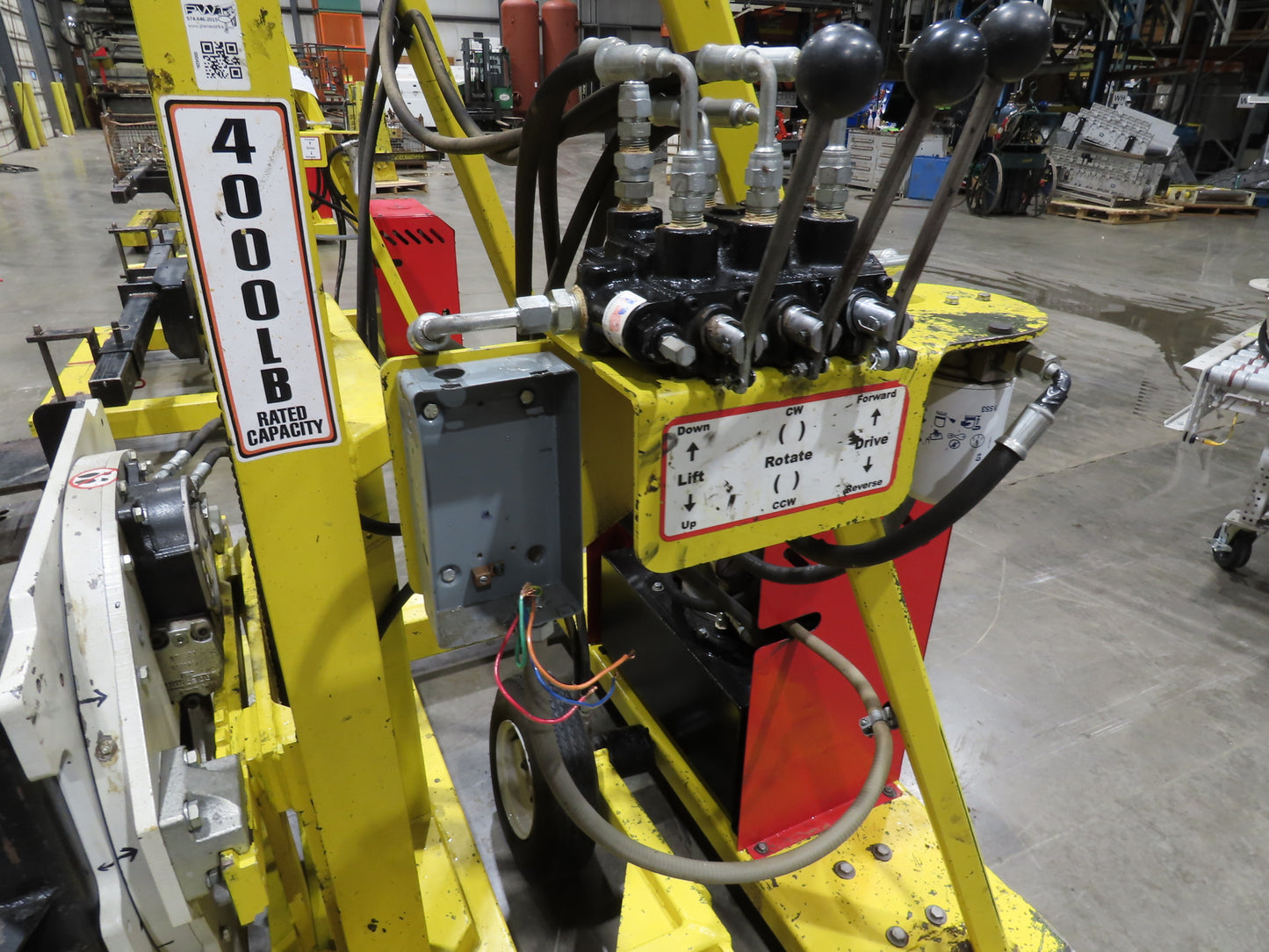 PWI Mobile Frame Chassis Rotator RV Trailer Hydraulic 230/480V 3Ph 360° Cascade