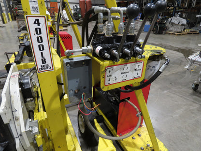 PWI Mobile Frame Chassis Rotator RV Trailer Hydraulic 230/480V 3Ph 360° Cascade