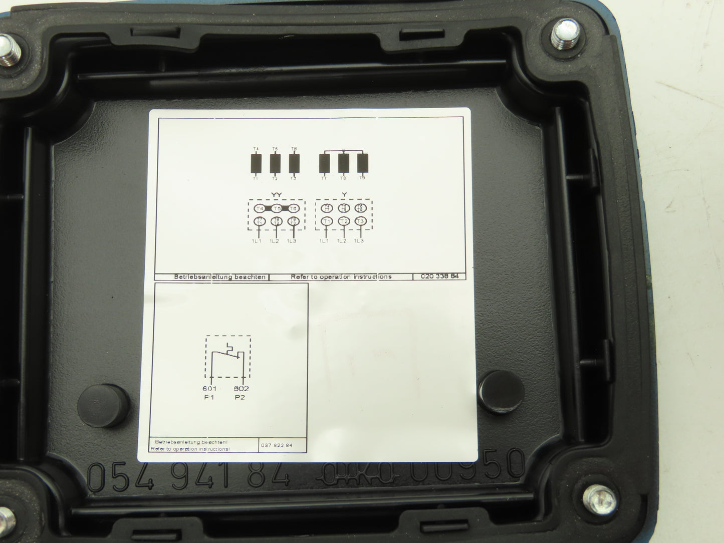 Demag KBA 71 A4 Crane Brake Motor .59Hp 1670 RPM 230/460V 3PH Conical-Rotor