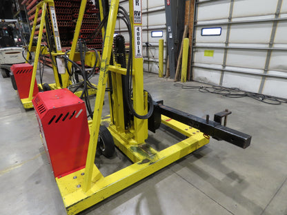 PWI 4K72R Mobile Frame Chassis Rotator RV Trailer Hydraulic 230/480V 3Ph 4000lbs