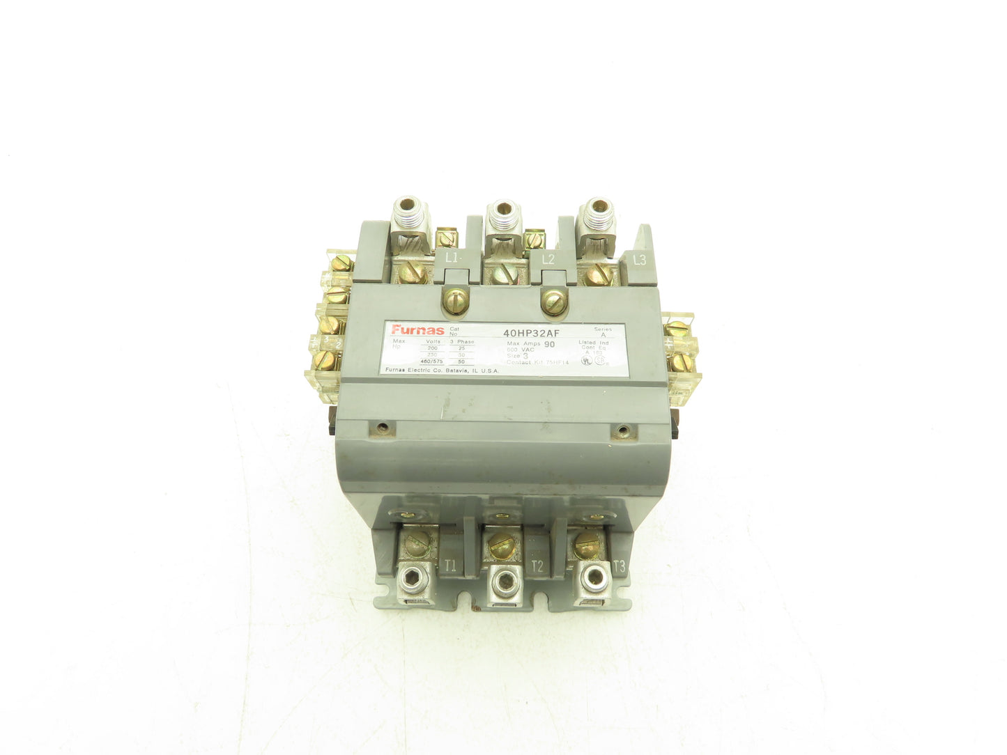 Furnas 40HP32AF Contactor Motor Starter 3Ph 600v 50Hp Ser A Coil 120v