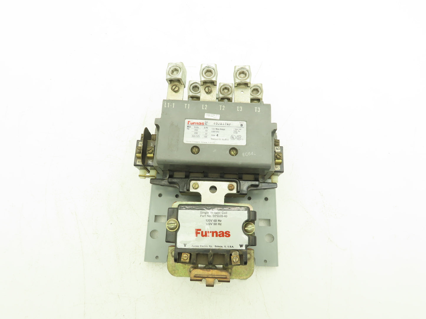 Furnas 40JB32AF Motor Starter 135A 200/230VAC/575VAC 3ph 40/50/100Hp NEMA 4